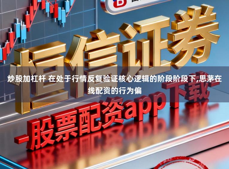 炒股加杠杆 在处于行情反复验证核心逻辑的阶段阶段下,思茅在线配资的行为偏