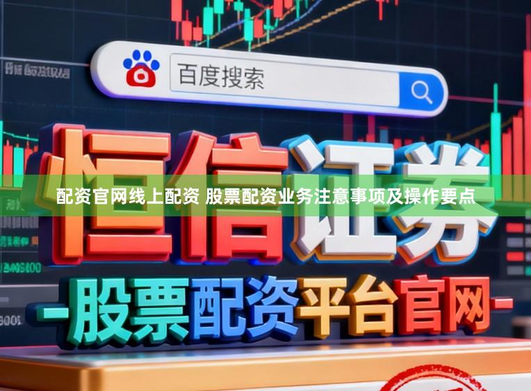 配资官网线上配资 股票配资业务注意事项及操作要点